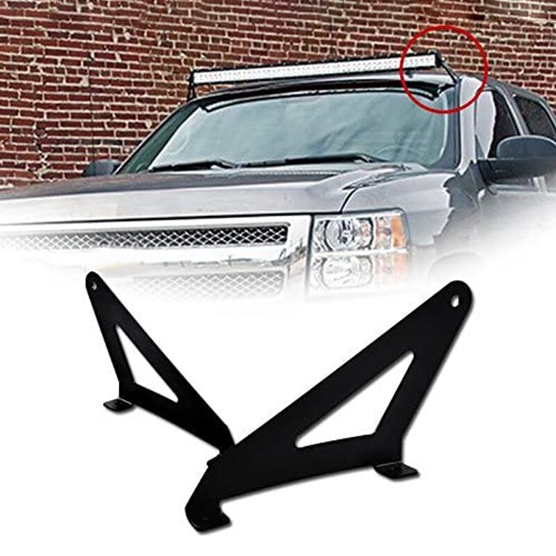Support De Barre LED Pour Toit De Chevrolet Silverado - Kit De Montage Wsays 50" Compatible