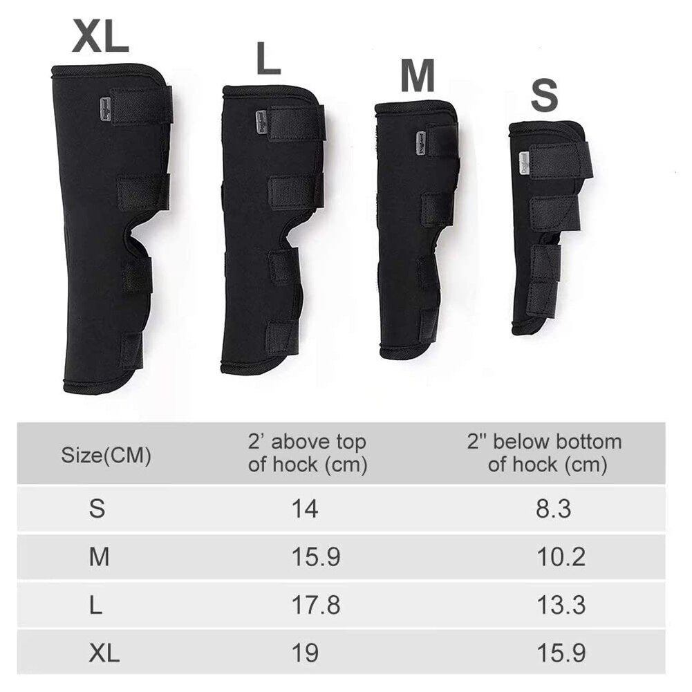 Pet Wrap Compression Leg Protects Wounds Injury Dog Leggings Strap Bandages Black Legs Brace Pet Dog Knee Hock Protector