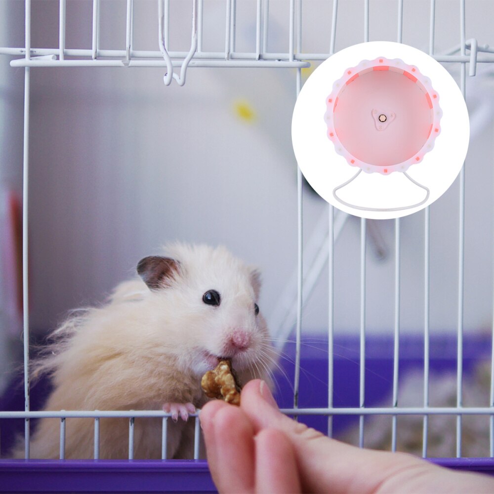 Hamster Wheel Toy Plastic Pet Exercise Running Wheel Silent Device