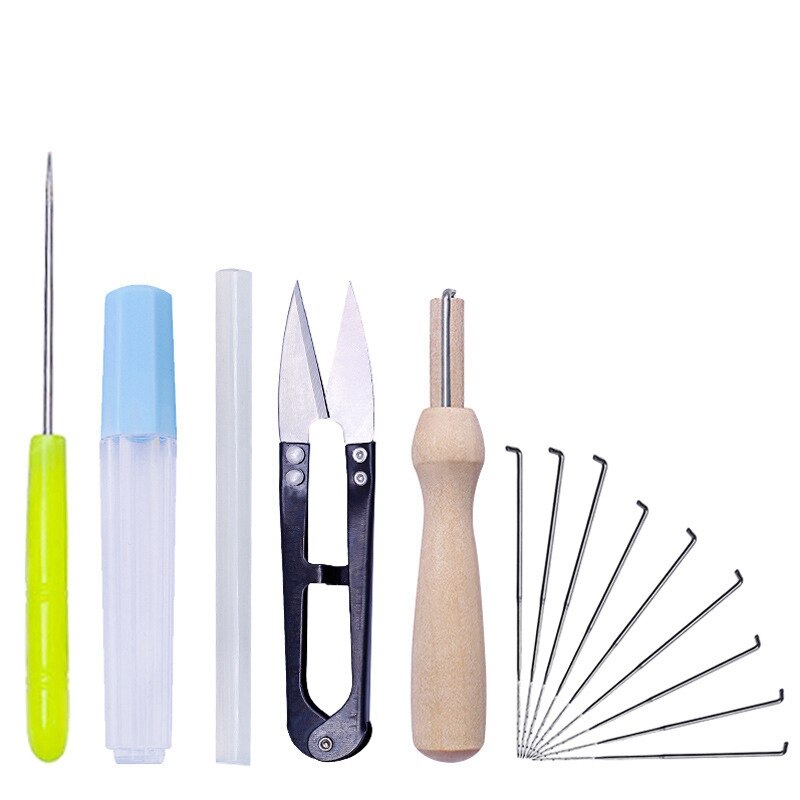 Diy Wool Felt Animals Flowers 8 Colors Wools Needles Felting Making Kit Diy Animal Wolvilt Craft Kits Tools Felt Toys