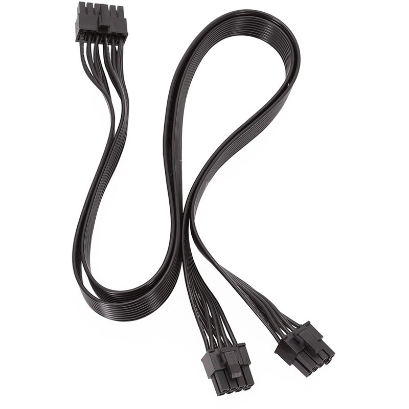 Psu Videokaart Lijn 12Pin Naar Dual 8Pin(6 + 2) pci-E Modulaire Power Kabel Voor Seasonic P-860 P-1000 X-1050 (60Cm)