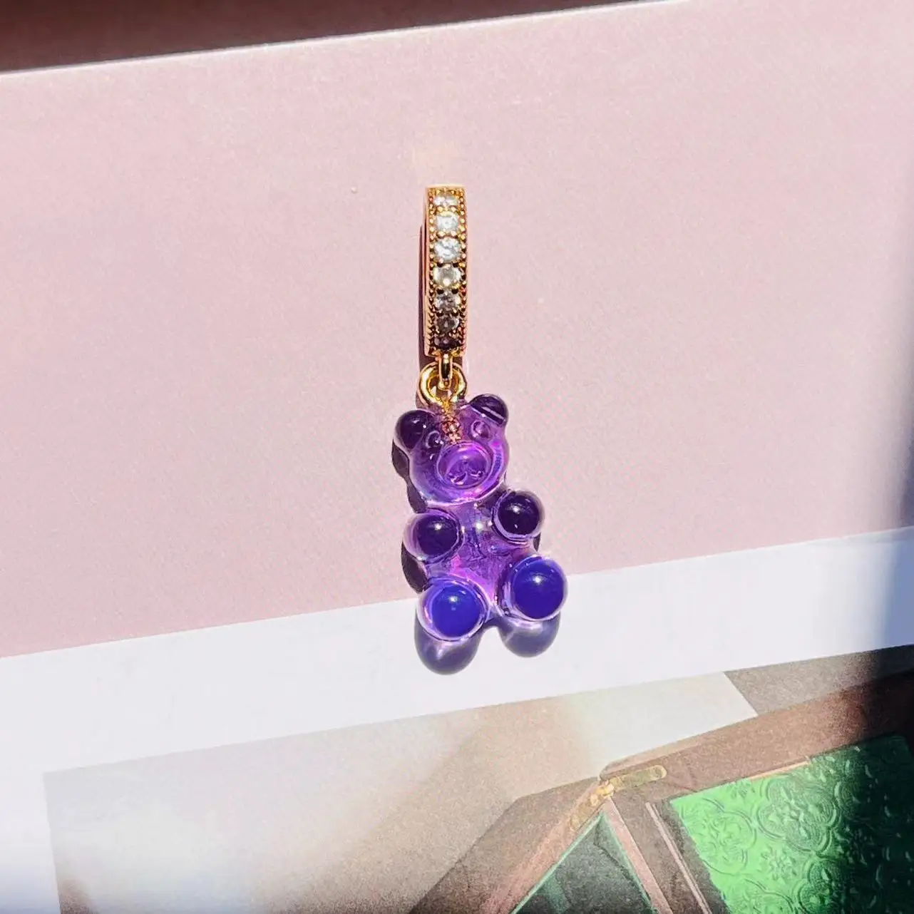 Kleurrijke hartvormige hanger met trendy engelse woorden, hars, liefdeshart, zirkonia bedeltje, sleutelbeenketting, halsketting voor vrouwen,  y2k sieraden