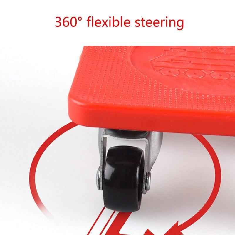 5 Pieces of 360-Degree Furniture Moving Tools, Heavy Objects Moving and Transporting Lifts, 4-Wheeled Universal Pulleys