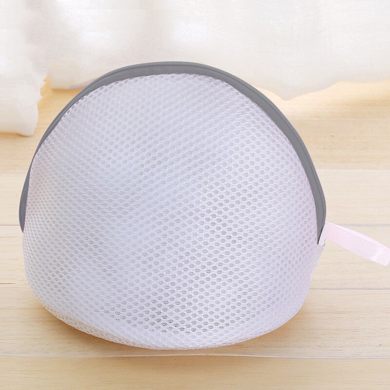 Effen kleur rits mesh waszak polyester wasnetzak voor ondergoed sokken wasmachine zak kleding bh zakken