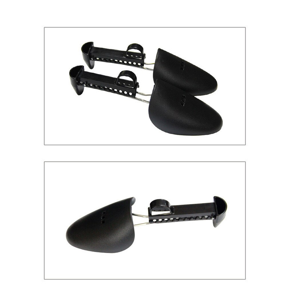 #20 1 Pair Men Plastic Shoe Tree Stretcher Boot Holder Shaper Automatic Support For Men Women Plastic Spring