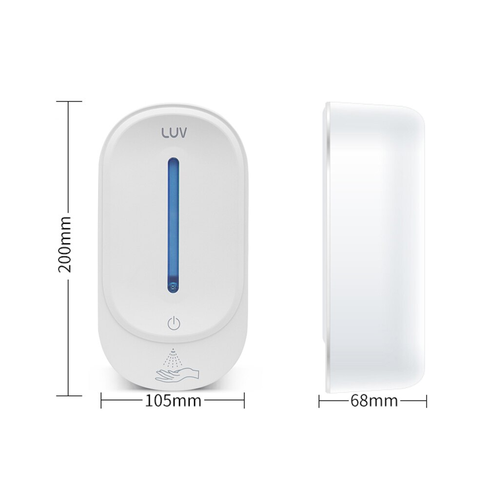 Household Cloeaning Tools Devices 350ml Smart Automatic Foam Dispenser Wall Mounted Induction Hand Washing Device: B