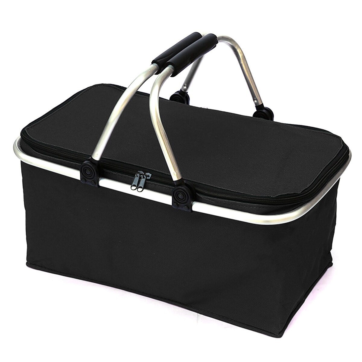30L Falten Picknick Camping Korb Isoliert Einkaufen Kühler Hause Lagerung Korb Korb Korb Tasche Kasten draussen Picknick Taschen