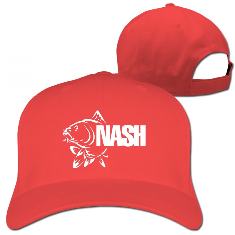 Carp Fish Tackle Angling nash Baseball cap men women Trucker Hats adjustable cap: 1-Red