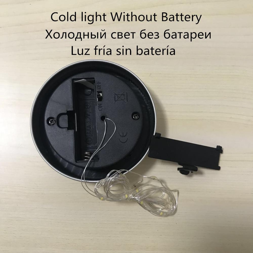 Led-nachtlampje op zonne-energie voor buiten, op zonne-energie werkende buitendecoratielamp voor kinderen, nachtlampje met aluminium deksel: Koud geen batterij