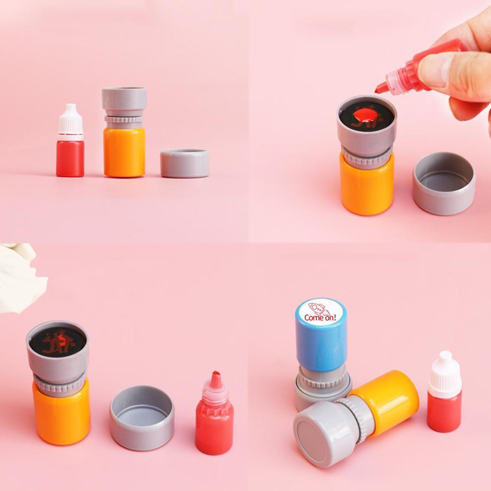 1PC Encouragement Commentary Seal for Kindergarten Elementary School Teacher Positive Stamp Comment Reward for Students Gif T2S5