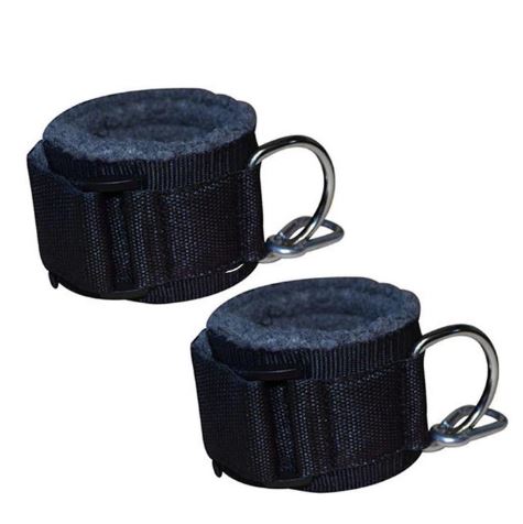 Anti-wrijving opgevulde enkelbandjes voor kabelmachines, gym, been, armweerstandstraining, hippe trainingsapparatuur