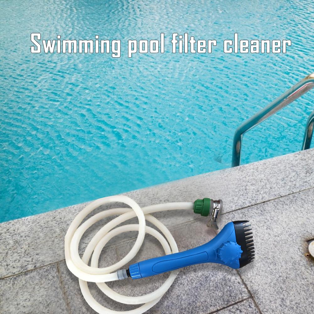 Swimming Pool Filter Cartridge Cleaner Debris And Dirt Remover Tools Swimming Pool Unique Hand-held Filter Cleaner
