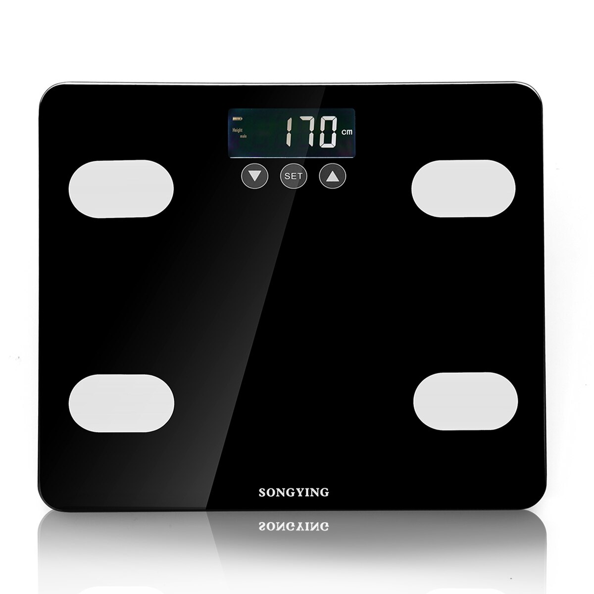 Tempered Glass Body Fat Scale Smart Wireless Digital Bathroom Weight Scale Body Composition Electronic Scales BMI Body Analyzer