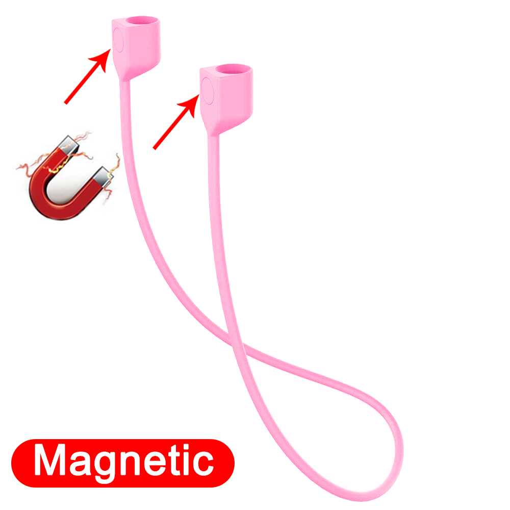 Anti-Verlust-Ohrhörer-Gurt für Airpods Pro 1 2 3, Ohrhörer, Kopfhörer-Halter, Seil, Kabel, Headset, Silikon, Sport-Nacken-Schnur für FreeBuds: Dark Orange