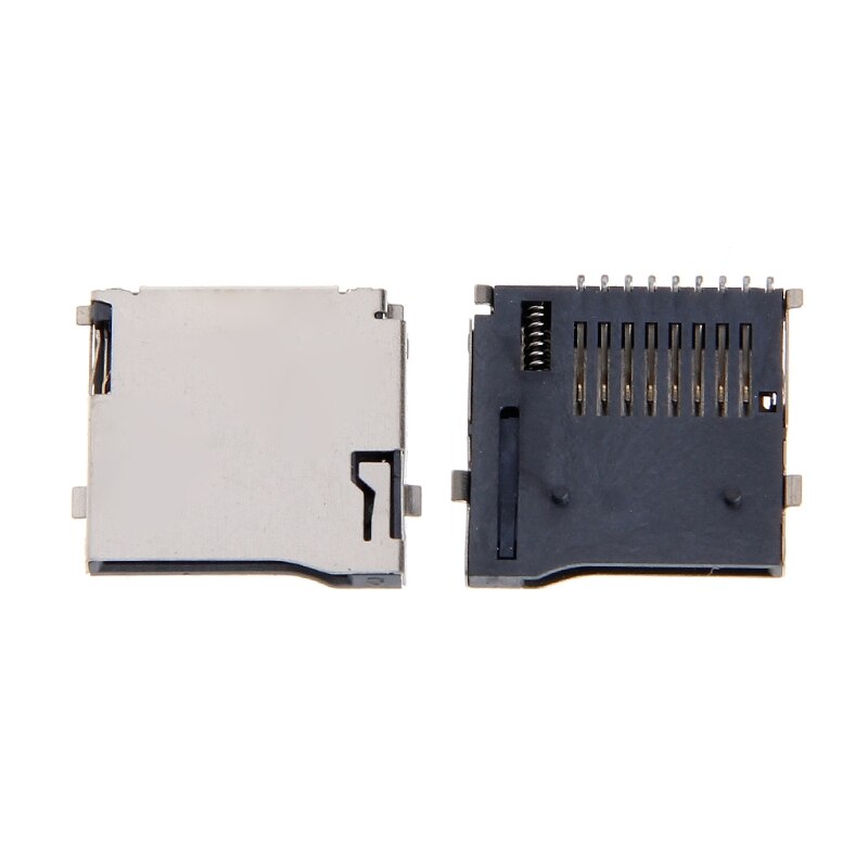 10PCS Push-Push Type TF Micro SD Card Socket Adapter Automatic PCB Connector