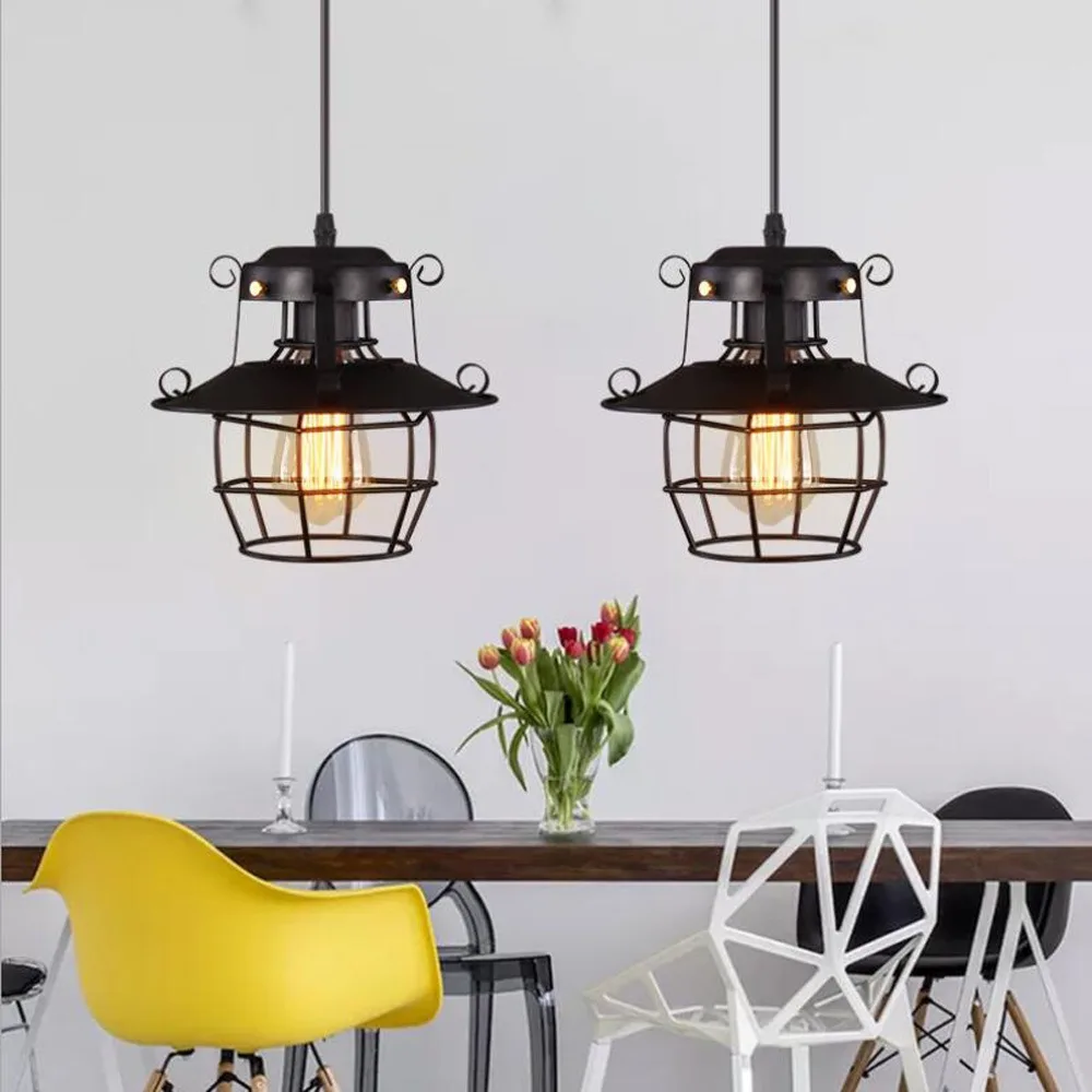 Moderne pendellamper retro lysekrone til spisestue restaurant kafé stue