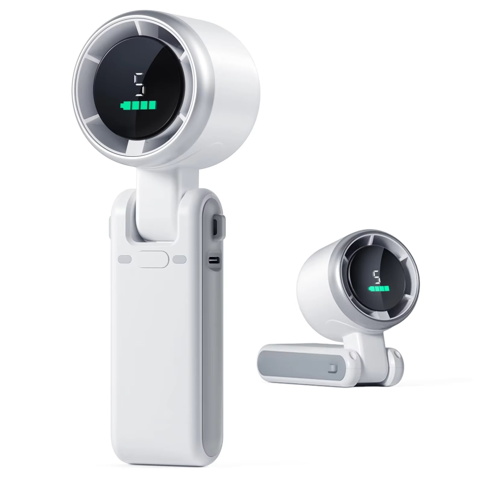 Xiaomi mini turbine ventilator handventilator met usb-oplaadfunctie bureauventilator camping bergbeklimmen draagbare nekventilator kleine ventilator draagbare ventilator