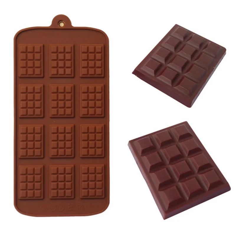 Siliconen Chocolade Wafel Mal Non-Stick Bakvormen Cake Mal Pan Pudding Maker Thuis Keuken Bakken Kookgadget