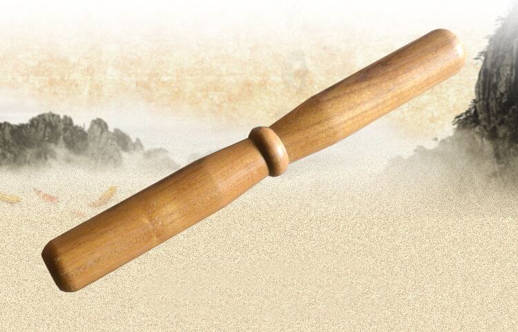 De Madera de regla de Tai Chi artes marciales Barra para entrenamiento de kung Fu barra de salud, regla de madera palo 40cm * 4cm