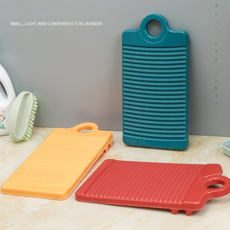 Plastic Washboard Antislip Thicken Washing Board Clothes Cleaning For Laundry Cleaning Tool Bathroom Accessorie Yellow/Blue/Pink