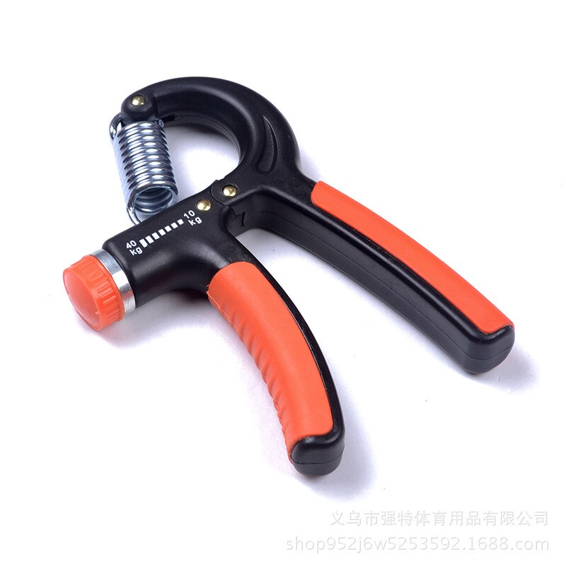 WorthWhile 5-60Kg Gym Fitness Hand Grip Men Adjustable Finger Heavy Exerciser Strength for Muscle Recovery Hand Gripper Trainer: black