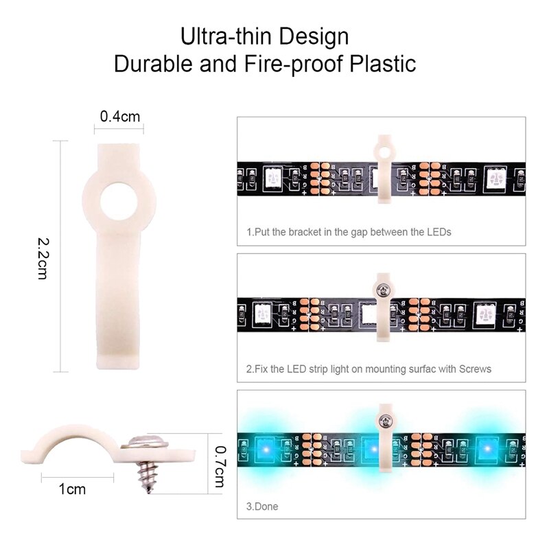 5050 4Pin RGB LED Strip Connector Kit,T Shape Connectors,LED Strip Jumper,4 Pin Male to Male Connector