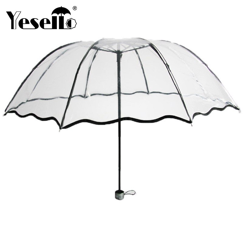 Ultieme Barry zwanger Yesello Plastic Eva Transparante Paraplu Voor Beschermen Tegen Wind En  Regen Long-Handvat Paraplu Duidelijk Gezichtsveld – Grandado