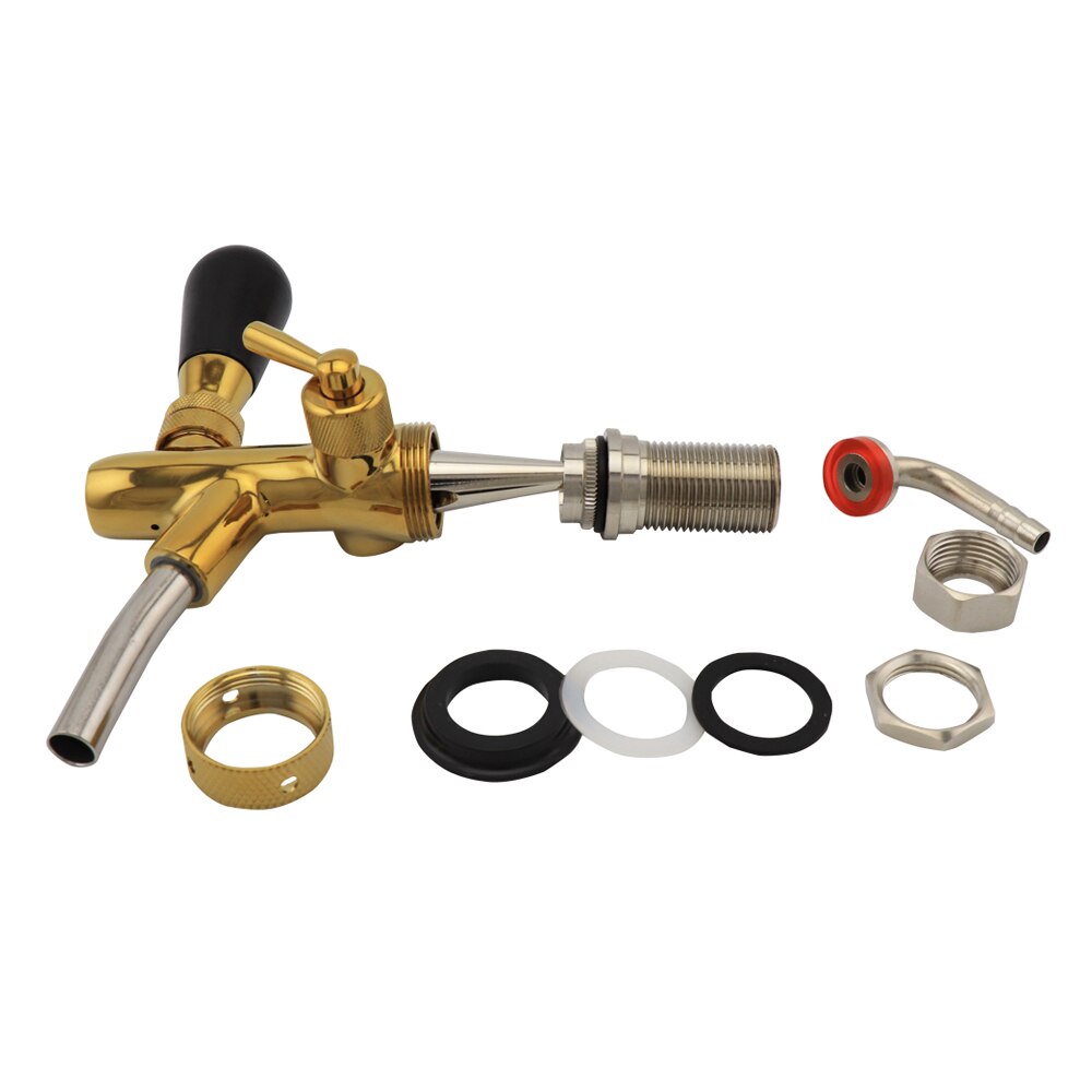 Homebrew Draft Beer Faucet With Short Shank Flow Control Beer Faucet Kegerator Bar Cornelius Keg Dispenser Tap