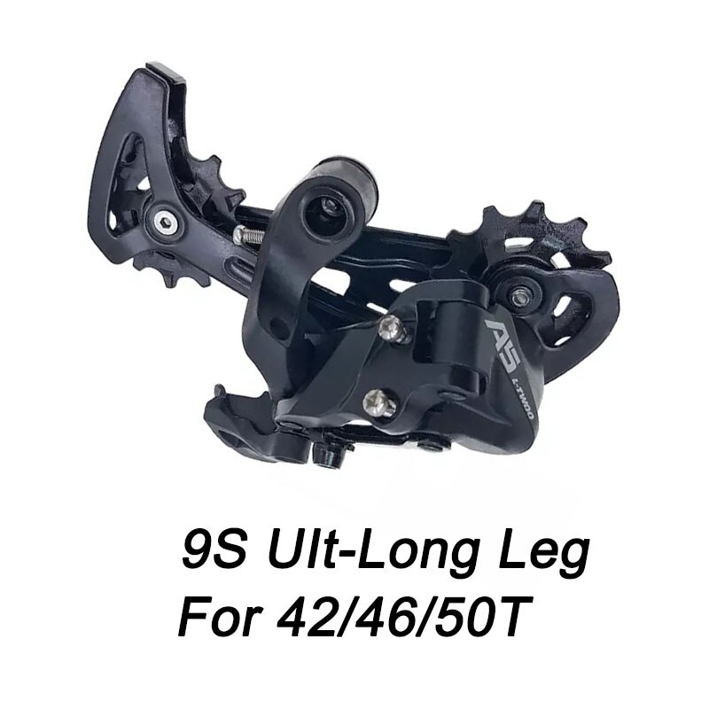 LTWOO A5 1X9 9 Speed Derailleurs 34T 36T 40T 42T 46T 50T Cassette Groupset 9V 9 Speed Rear Derailleur switches Compatible SRAM: 9S Ult-long RD