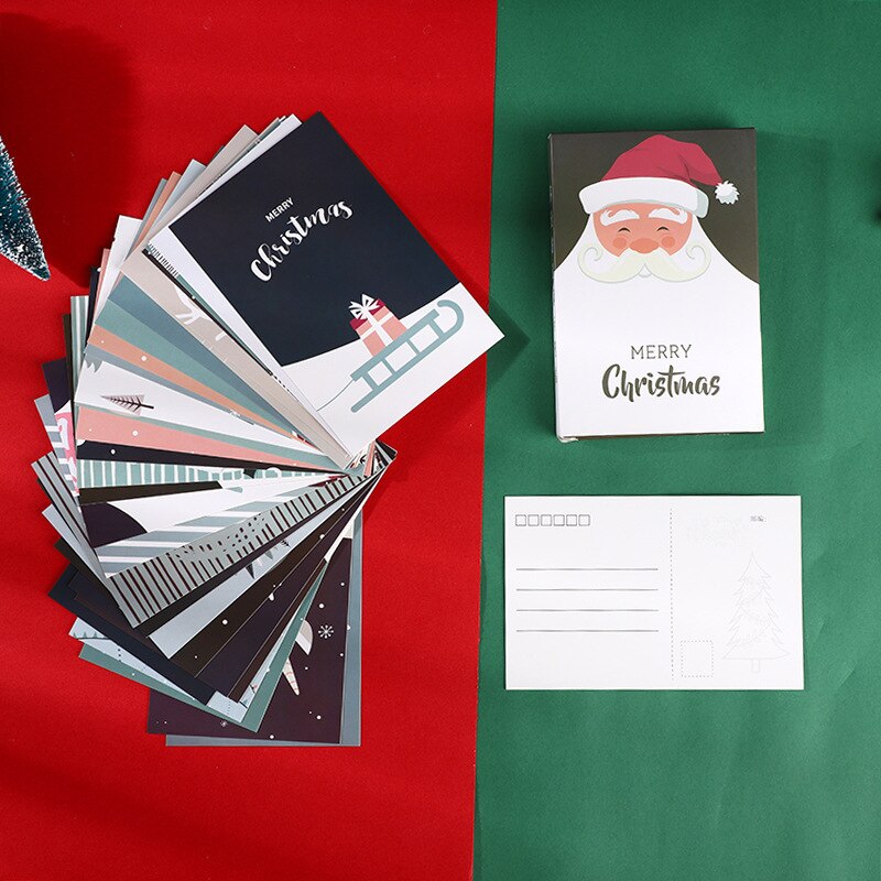 Tarjetas postales navideñas para navidad, de Navidad, papelería creativa, escritura, de tarjetas postales, tarjeta de Año , 120 Uds.: 2