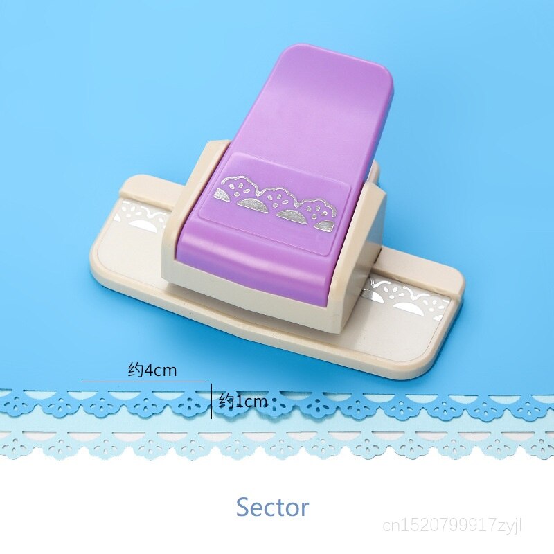 DIY Paper Cutting Tools Paper Puncher Crafting Border Hand Punch Lace Heart Flower Paper Punch for Scrapbooking Arts: K