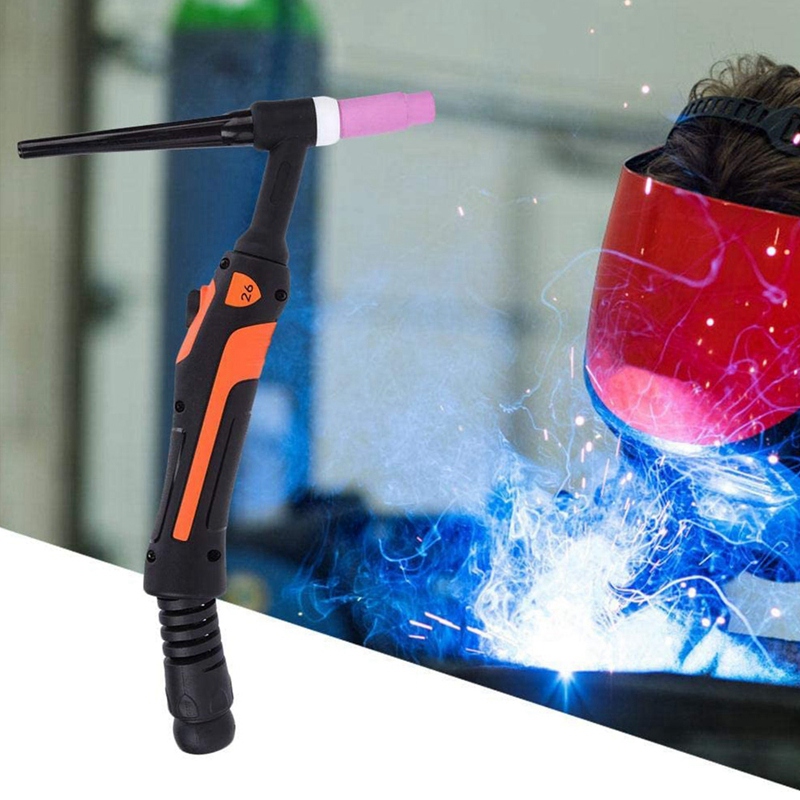 TIG Welding Set,Head Welding Torch+Ceramic Nozzle+Collet+Collet Body,Air Cooling Without Valve