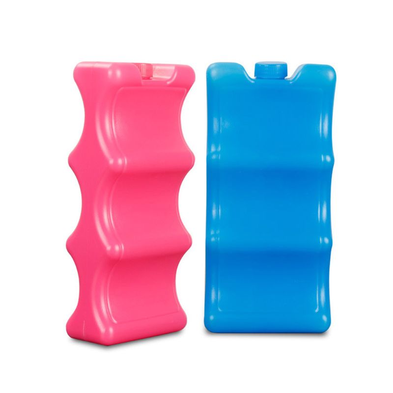 Bloques de hielo reutilizables de 600ml, bloques de hielo, enfriador, almacenamiento de leche para bolsa refrigeradora