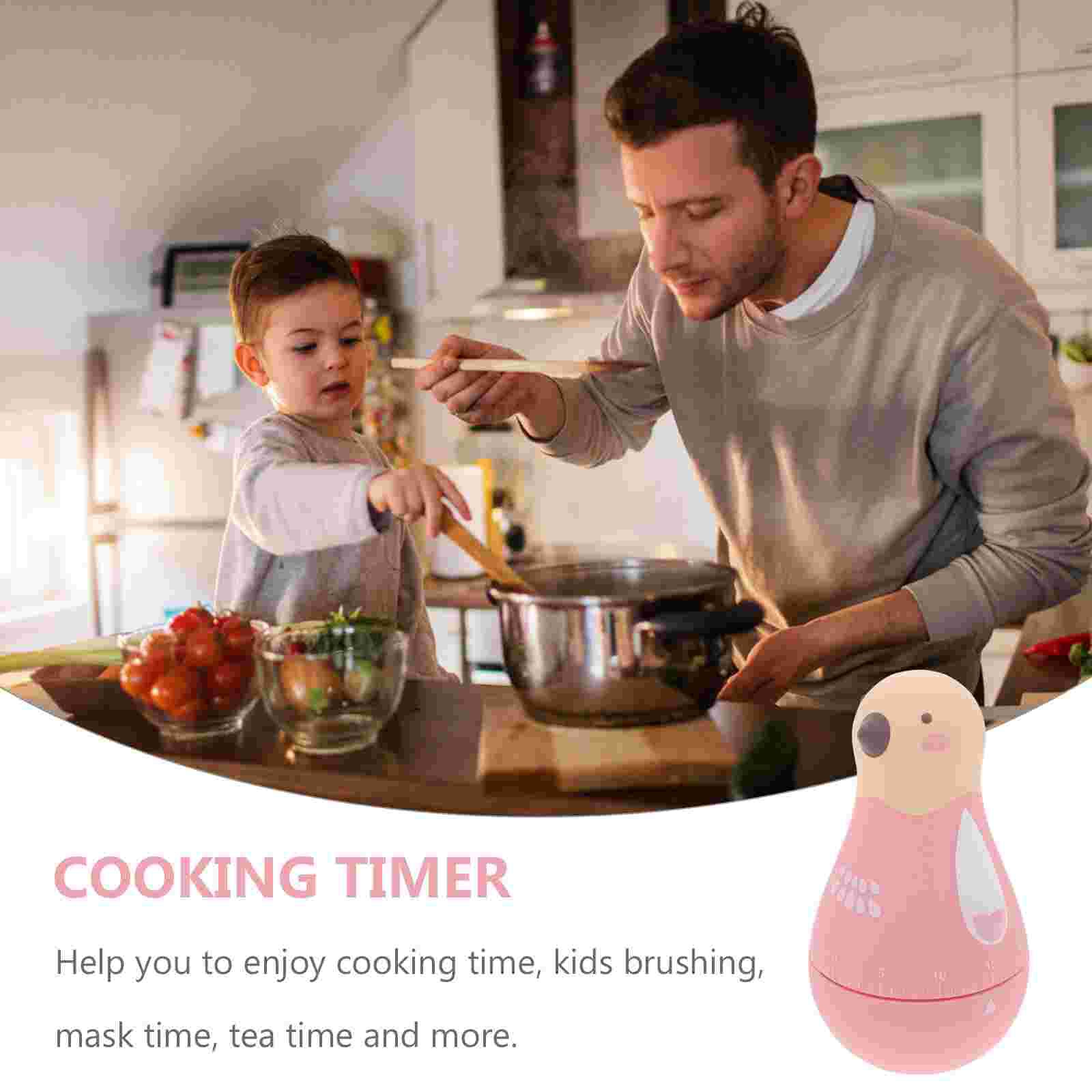 Adorable Egg Timer Kids Timer Manual Timing Device Cooking Timing Tool