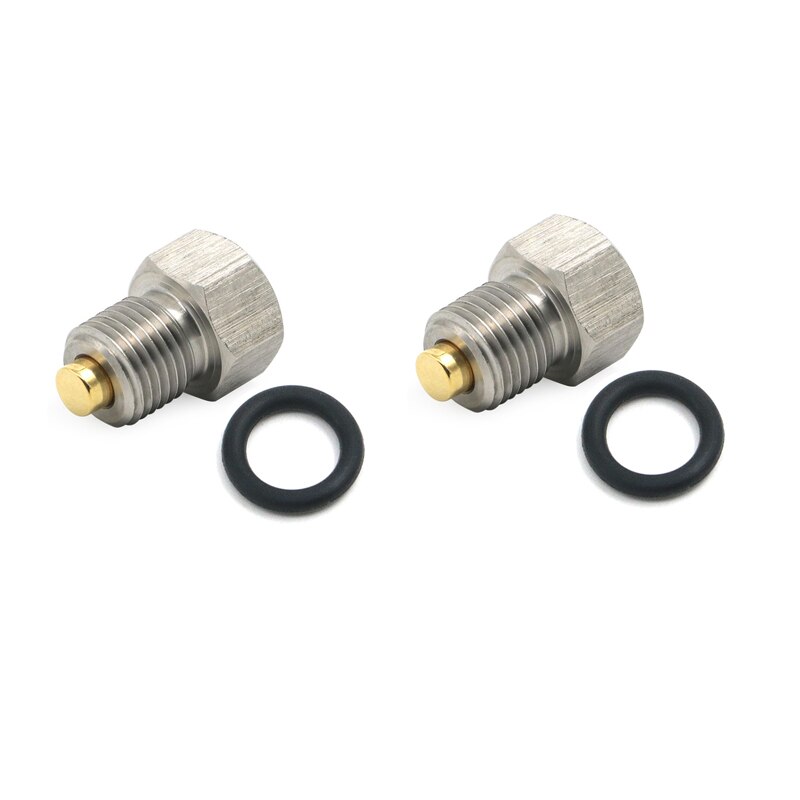 For Harley Buell Stainless Steel Magnetic Drain Plug HP-01 Replace 60328-98B 60328-98A Oil Drain Plug Bolt Nut Magnetic: 2PCS