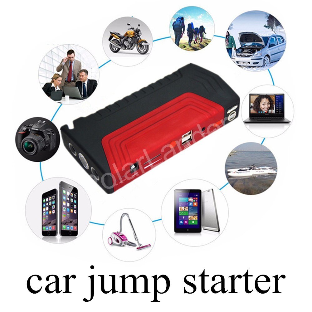 For Car Battery Booster 600A 12V Mini Emergency Car Jump Starter Power Bank Portable Starting Device Petrol Diesel Car Charger