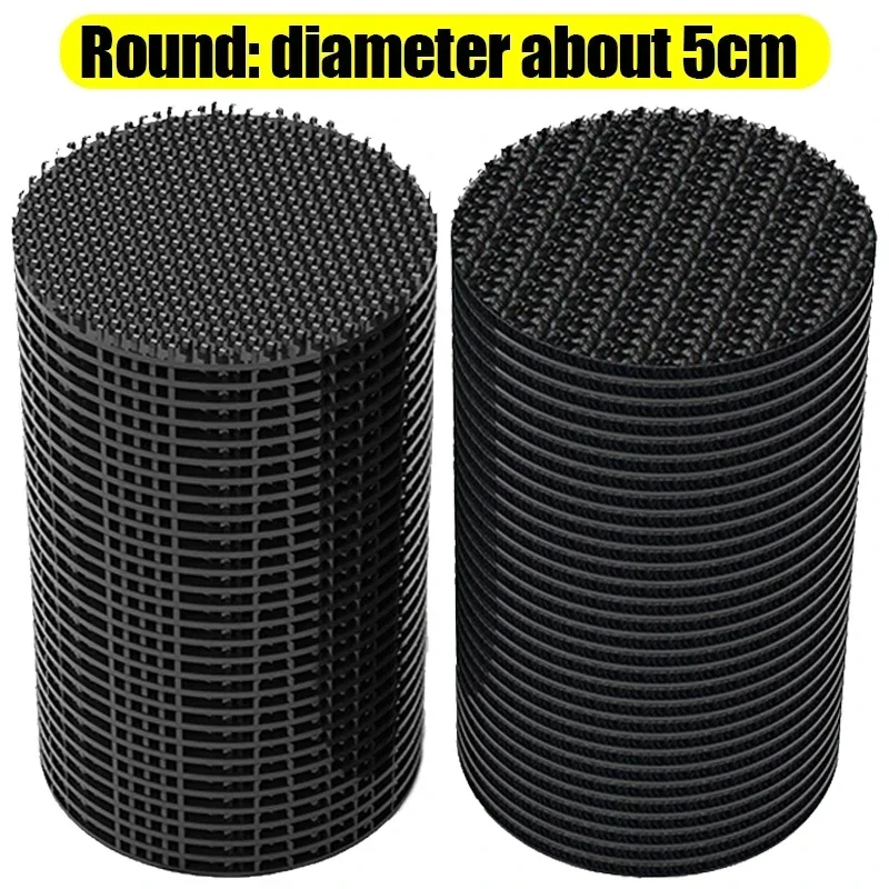 Cinta adhesiva de doble cara Extra fuerte, alfombrillas para el suelo del coche, organizador de cables de gancho y bucle autoadhesivo, sujetadores para alfombras para el hogar, 2/200x: 30mm / Blanco