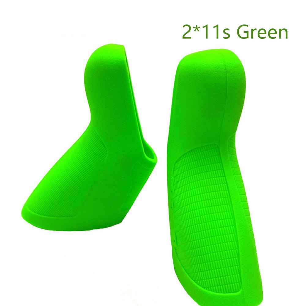 Coperchio leva freno cambio bici da strada kit cambio bici in silicone cappe meccaniche per Sram apice rivale forza accessorio ciclismo rosso: 22 speed verde
