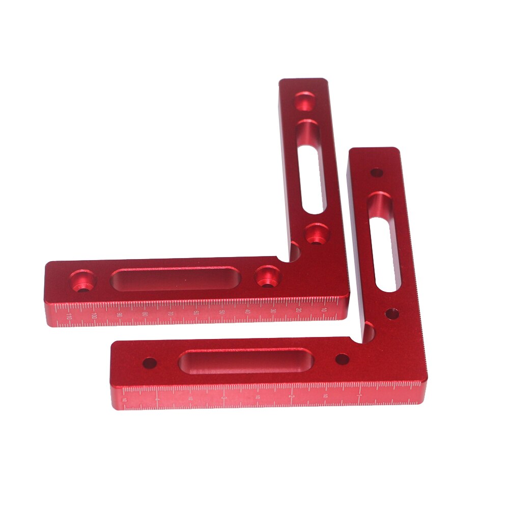 Aluminiumlegering 90 graden 120 x 120mm nauwkeurige klemming winkelhaak houtbewerking machinist winkelhaak positionering rechte hoek positioneringsliniaal