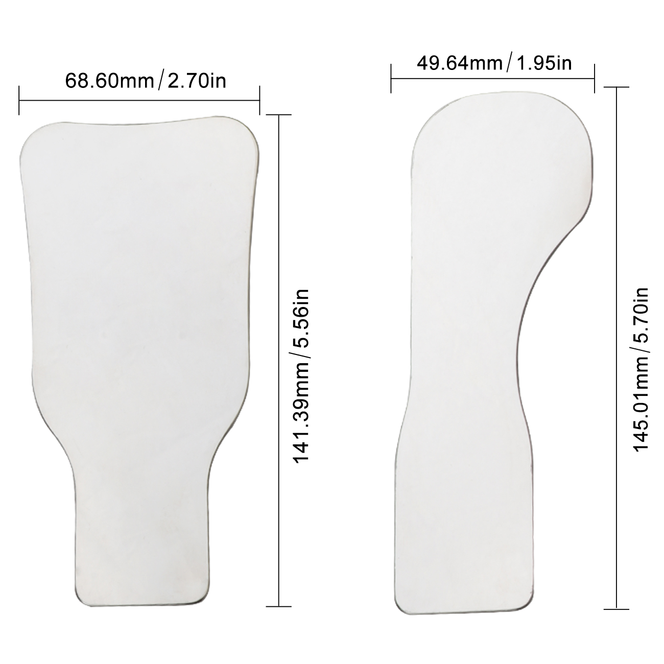 Automatische anticondensspiegel voor fotografie Reflector Ontwasemingsspiegel LED-licht Ontwasemingsmachine Roestvrijstalen spiegel
