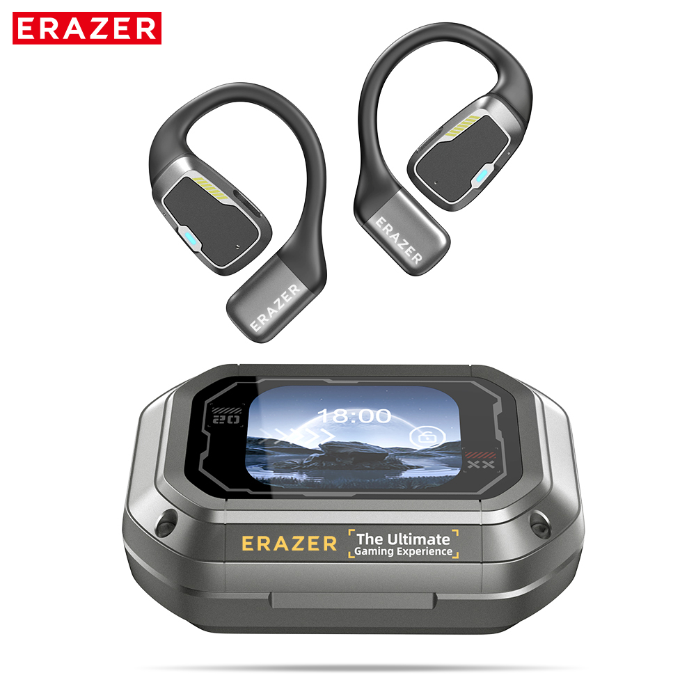 [ai-kopfhörer] erazer  xp6 bluetooth-kopfhörer, schlaf-asmr-headset, diy-equalizer-app, kabellose ki-kopfhörer, büro, reisen, ,16mm- fach fahrbar: Grau