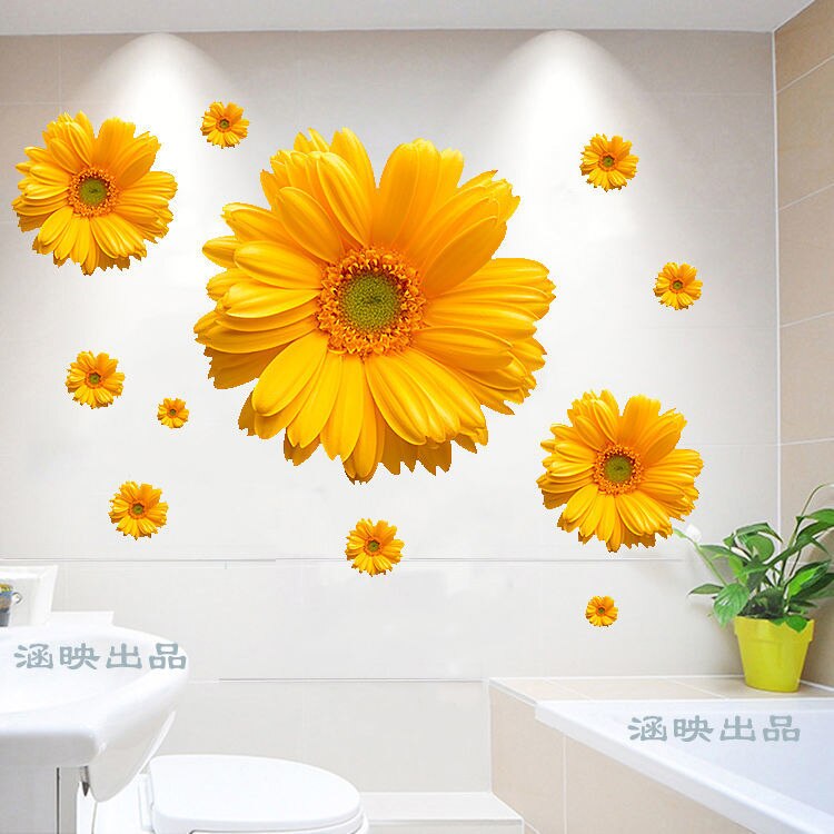 3D Sticker Badkamer Tegel Waterdicht Muursticker Drie-Dimensionale Keuken Wanddecoratie Plant Woonkamer Slaapkamer Gang Nl: Roze