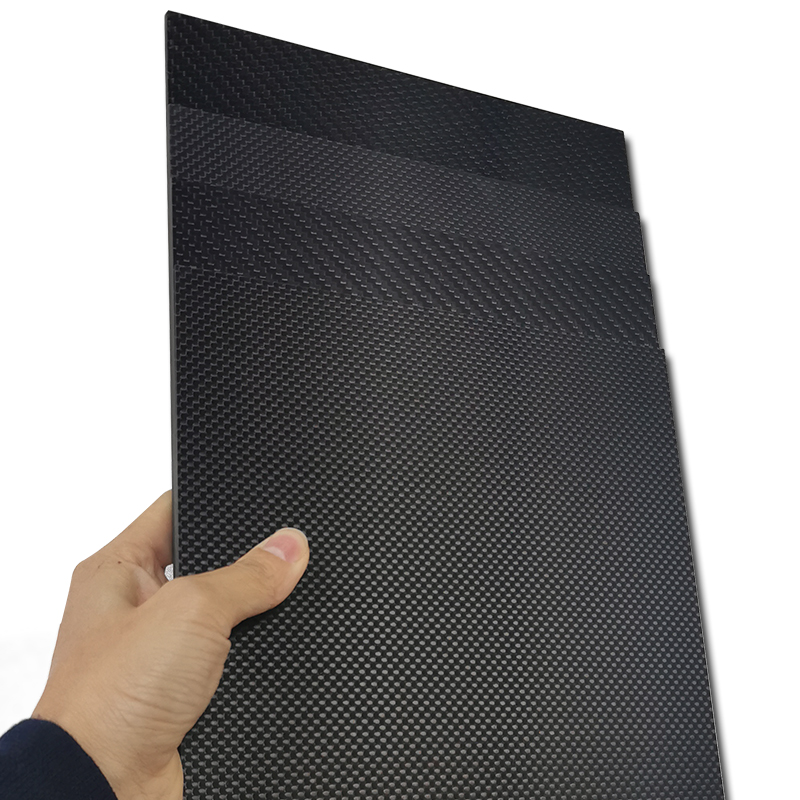 400x500mm Fabrik direkt Voll 3K carbon Platte blatt Board panel 40x50cm dicke 1 1,5 2 2,5 3 3,5 4 mm
