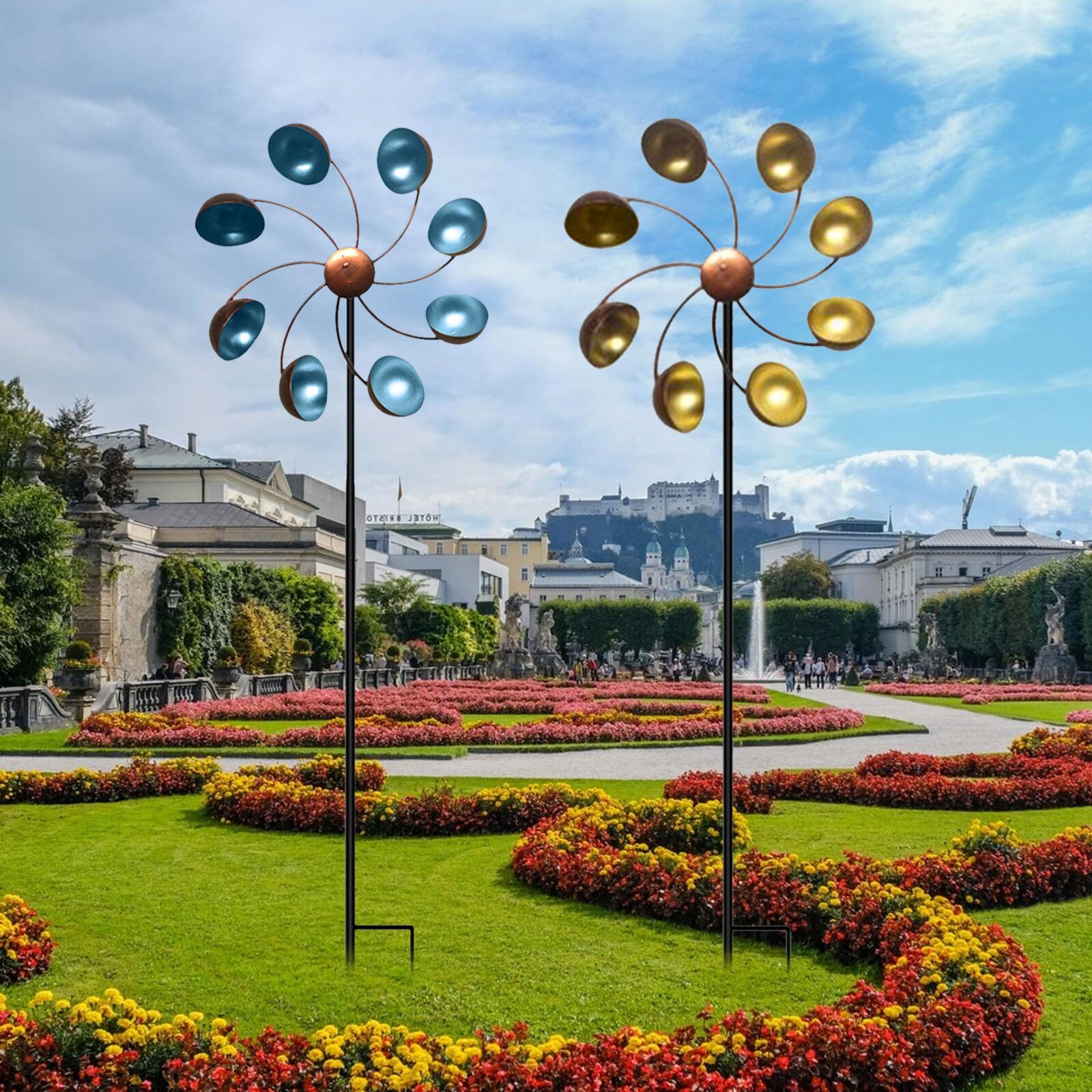 66cm Windmill, Garden Decoration,, Wind, Crafts, Pinwheel, Art Decoration, Stake, Garden,