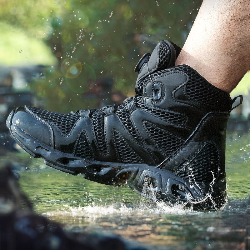 Men's Waterproof Hiking Shoes Women Climbing Backpacking Trekking Boots Men Outdoor Shoes Anti-slip Mountain Sneakers Men