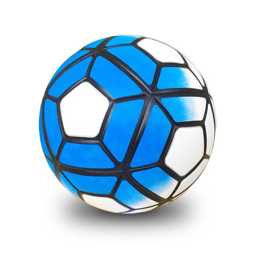 Soccer Ball Football Anti-slip Granules Ball PU Size 5 Football Ball Goal Training Balls for Birthday: 10 Blue size 5