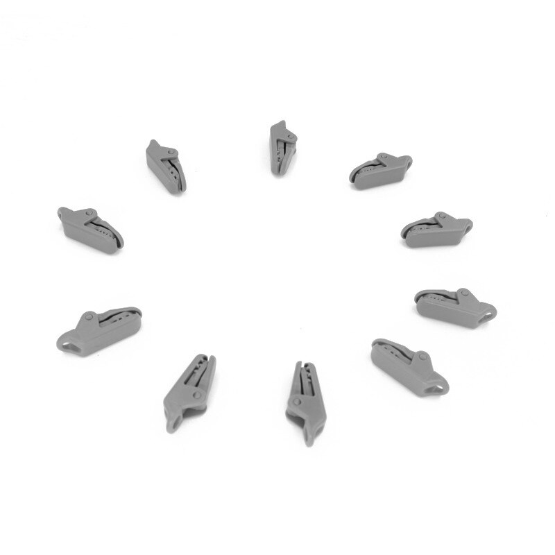 tent awning canopy clamp tarp clip snap buckle anchor gripper Caravan grip trap Tighten outdoor fastener tarpaulin clothespin: Gray