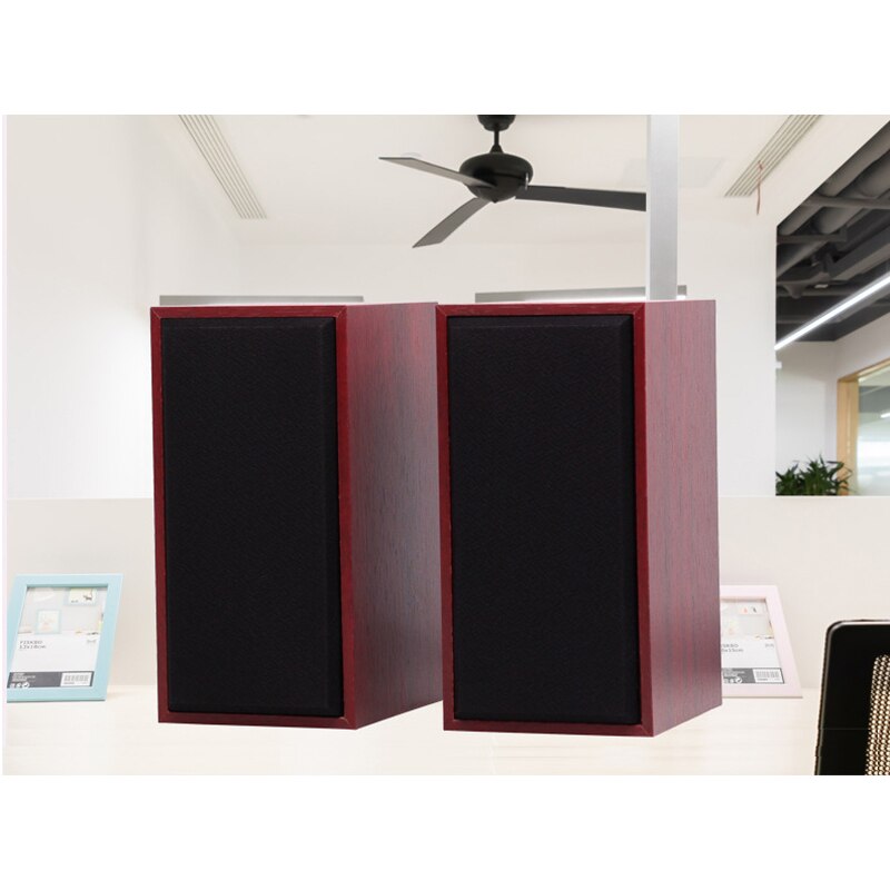 USB Wired Wood Combination Computer Speakers Stereo Music Player Subwoofers Sound Box For Laptop Wooden Multimedia Speaker