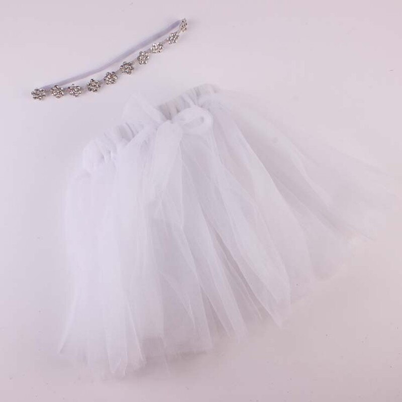 Saia tutu de princesa infantil, saia tule com strass para recém-nascidos fotografia