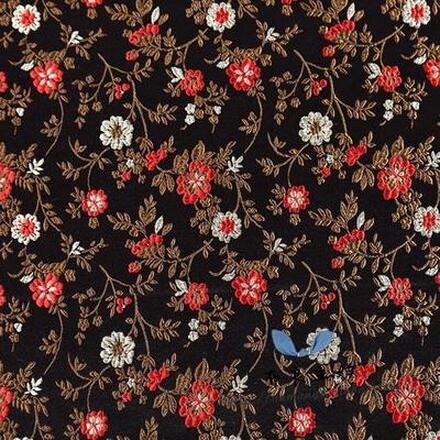 Tela Jacquard bordada con libélula CF01 para Boda China tradicional, Cheongsam Qipao, tela de seda de Mora, bolso de bricolaje, Material: NO4 xiaohua 50x74cm